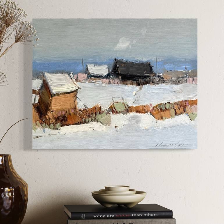 Original Impressionism Landscape Painting by Vahe Yeremyan