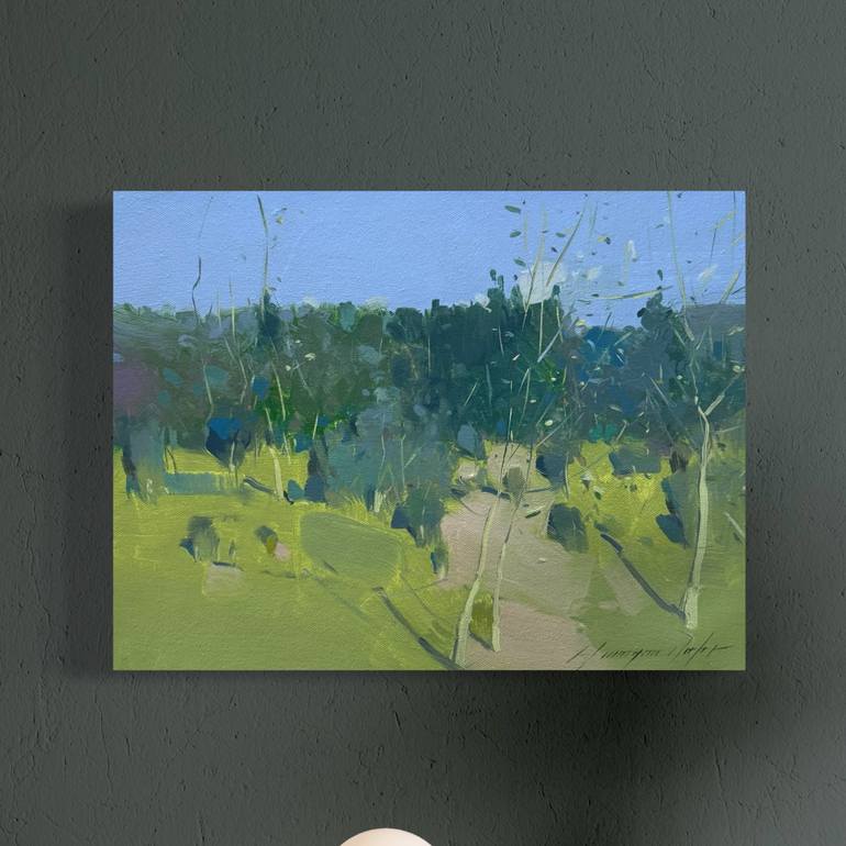 Original Impressionism Landscape Painting by Vahe Yeremyan