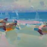 Boats on the Shore by Vahe Yeremyan
