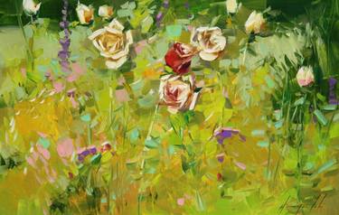 Print of Fine Art Garden Paintings by Vahe Yeremyan