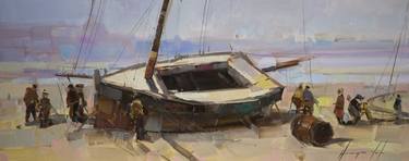 Original Boat Paintings by Vahe Yeremyan