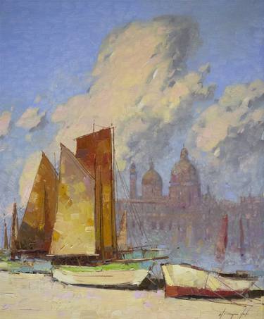 Print of Impressionism Architecture Paintings by Vahe Yeremyan