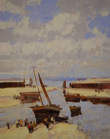 Print of Fine Art Sailboat Paintings by Vahe Yeremyan