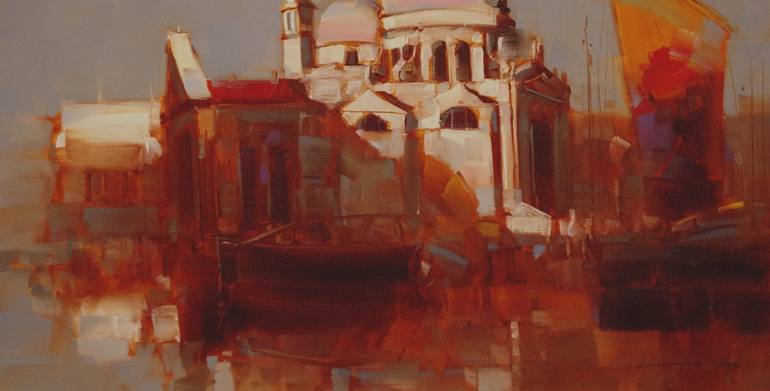 Original Architecture Painting by Vahe Yeremyan