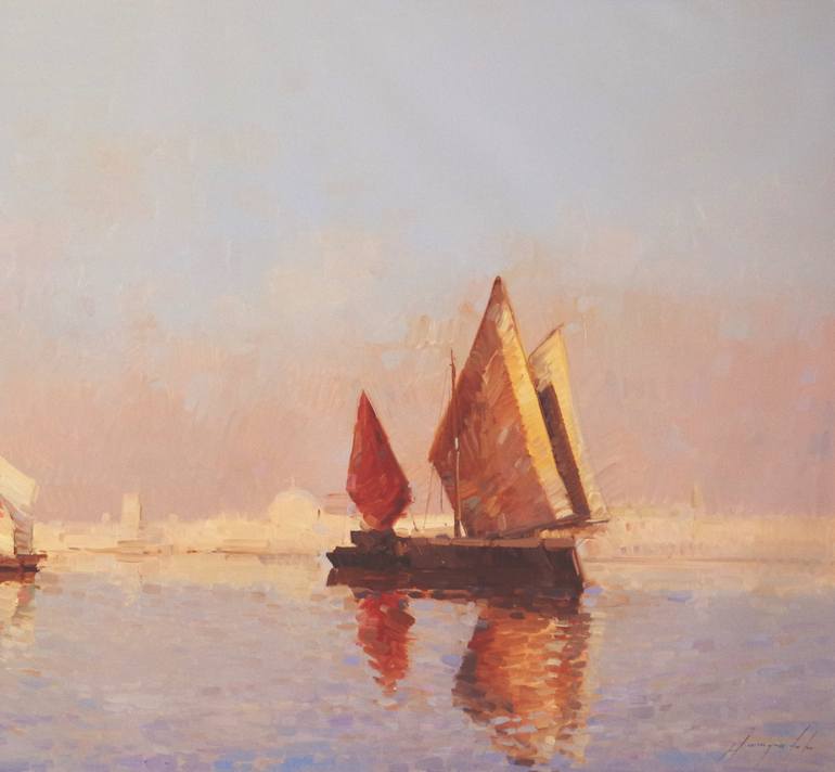 Original Realism Seascape Painting by Vahe Yeremyan