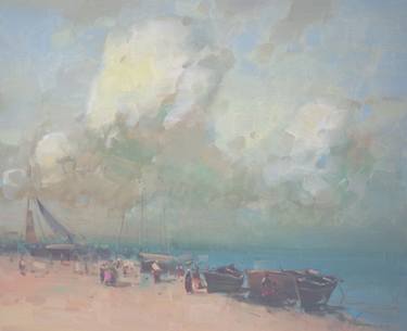 Print of Beach Paintings by Vahe Yeremyan