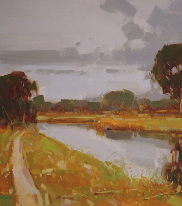 Original Fine Art Landscape Painting by Vahe Yeremyan