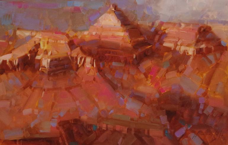 Original Impressionism Landscape Painting by Vahe Yeremyan