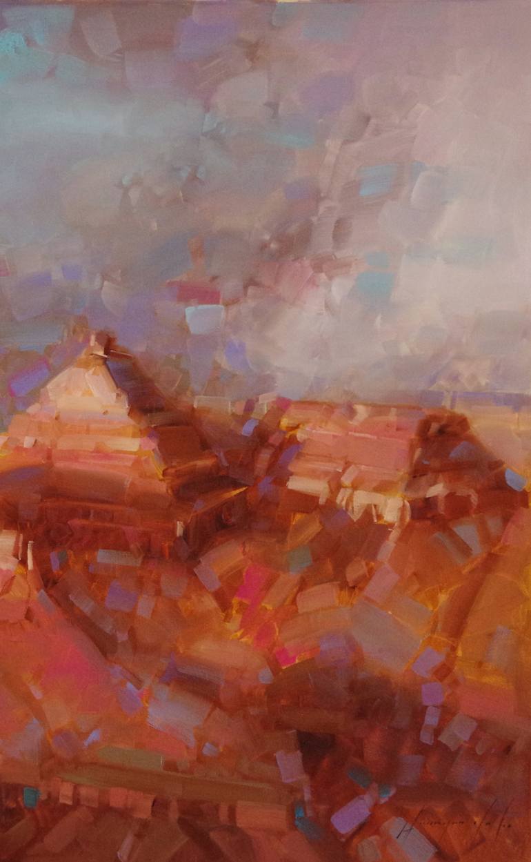 Original Impressionism Landscape Painting by Vahe Yeremyan
