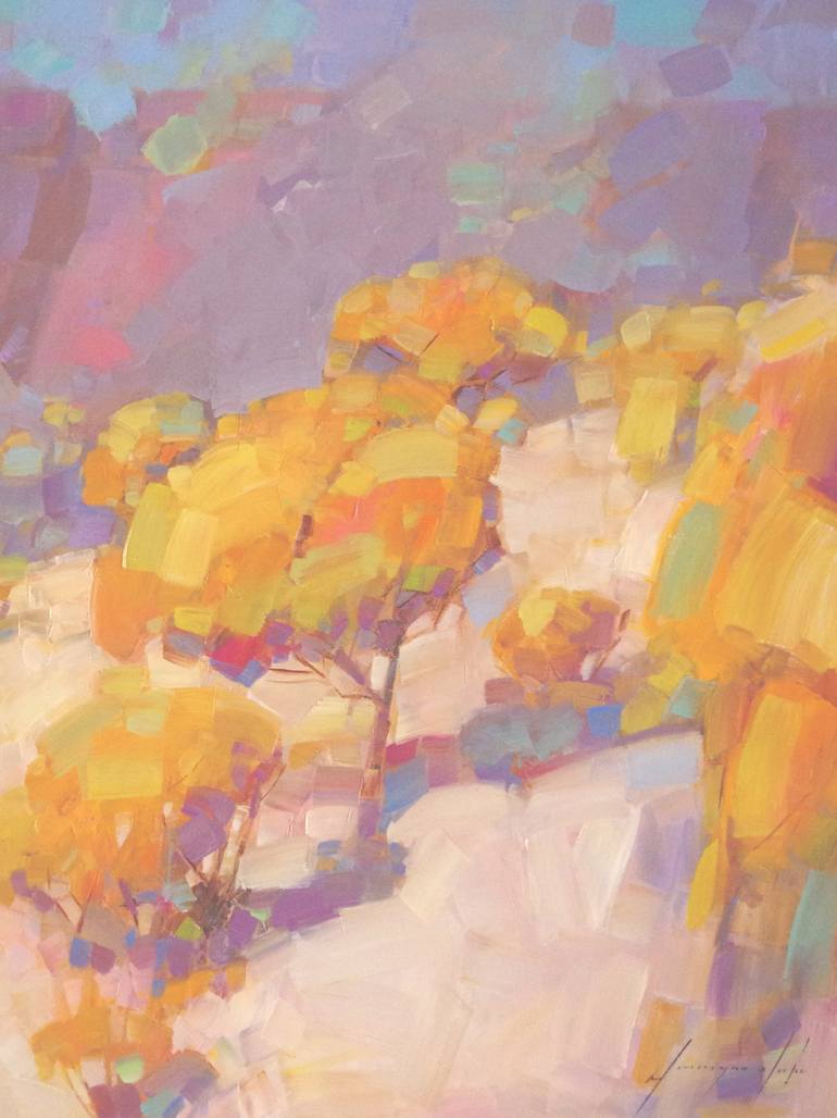 Original Impressionism Landscape Painting by Vahe Yeremyan