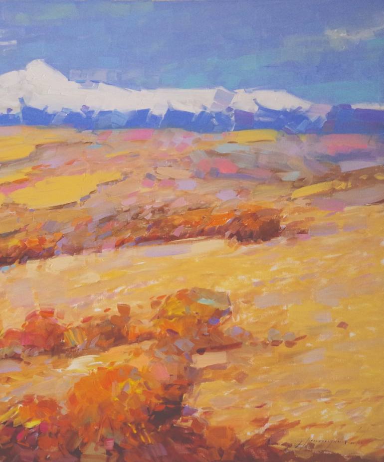 Original Impressionism Landscape Painting by Vahe Yeremyan