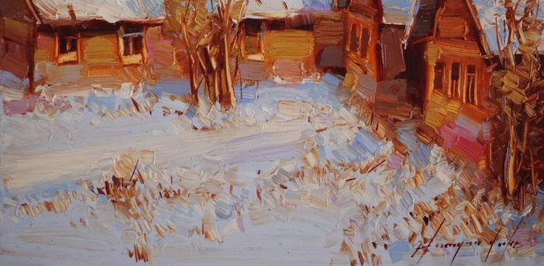 Original Impressionism Landscape Painting by Vahe Yeremyan