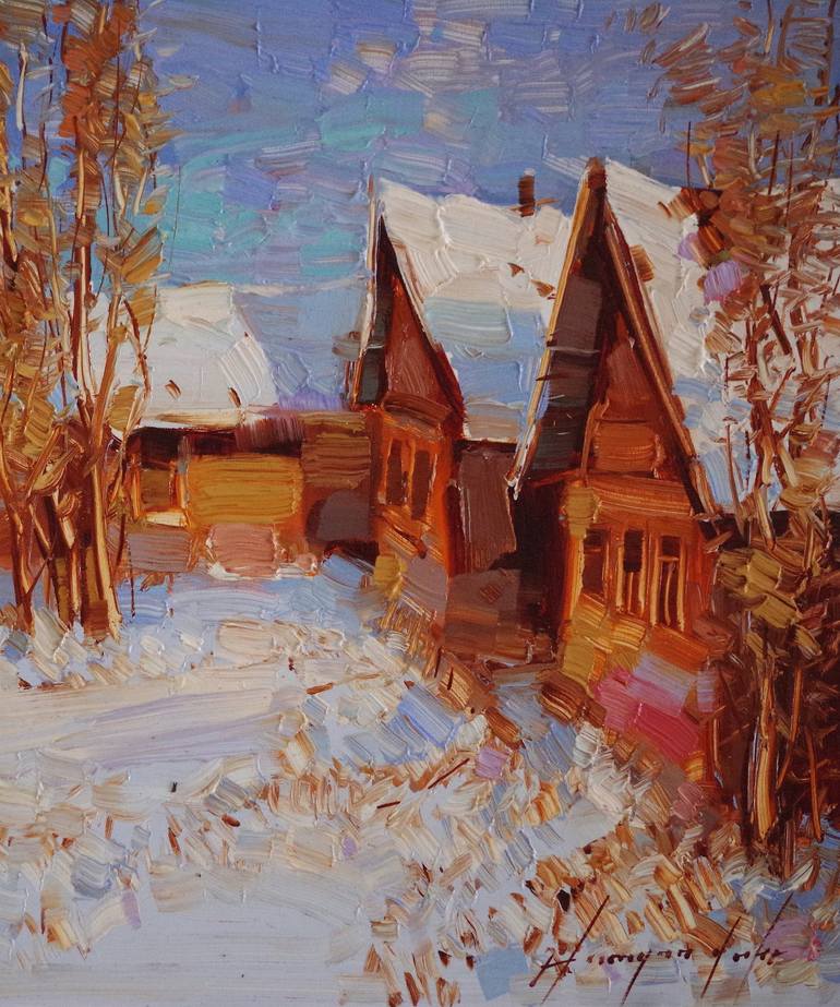 Original Impressionism Landscape Painting by Vahe Yeremyan