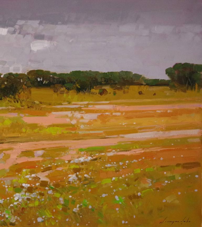 Original Fine Art Landscape Painting by Vahe Yeremyan