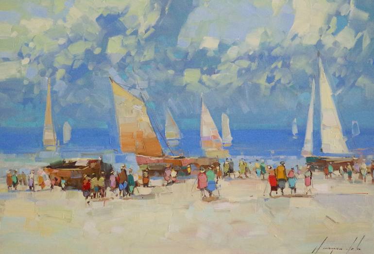 Original Other Seascape Painting by Vahe Yeremyan