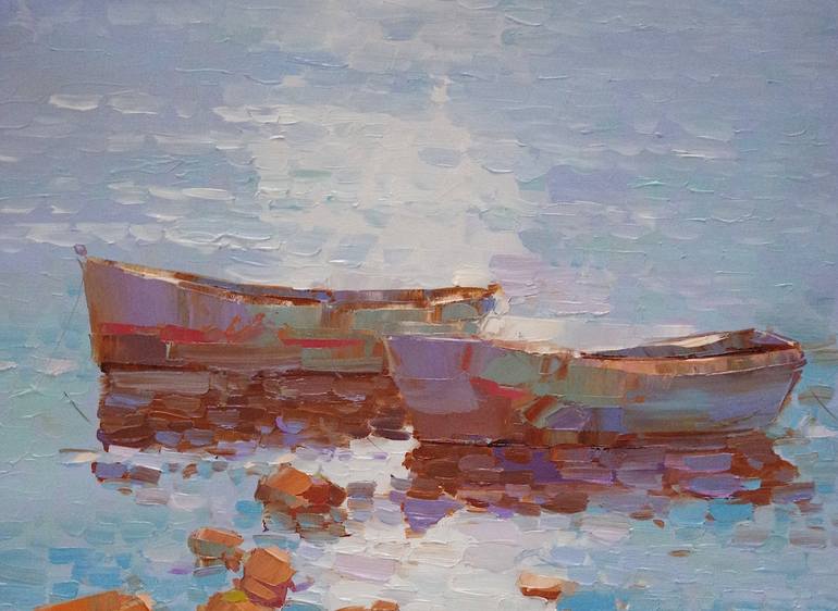 Original Fine Art Seascape Painting by Vahe Yeremyan