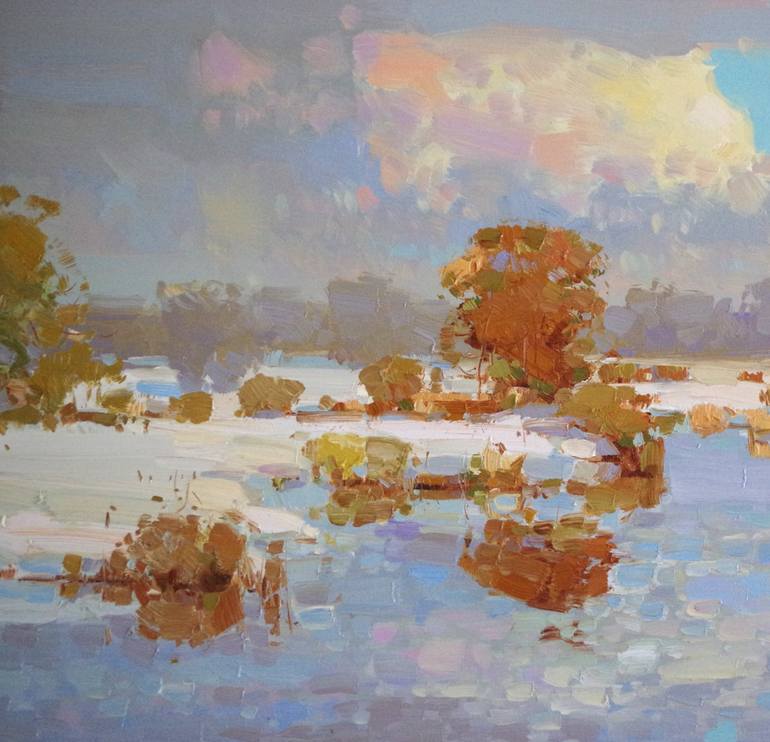 Original Impressionism Landscape Painting by Vahe Yeremyan