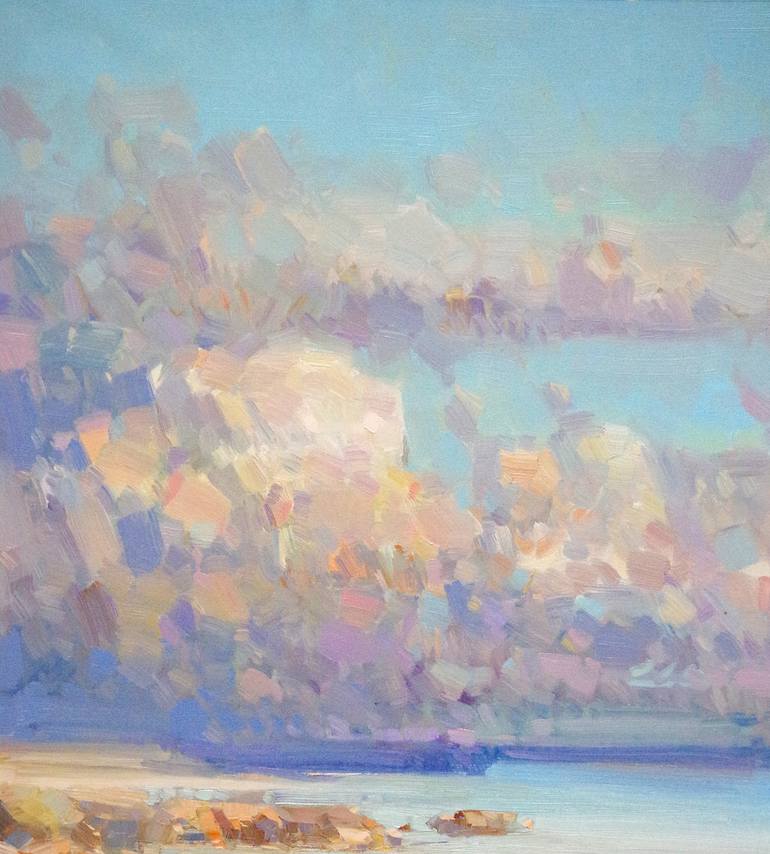 Original Fine Art Seascape Painting by Vahe Yeremyan