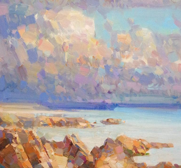 Original Fine Art Seascape Painting by Vahe Yeremyan