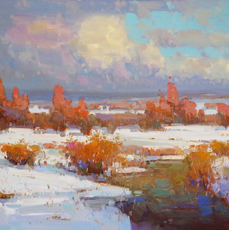 Original Fine Art Landscape Painting by Vahe Yeremyan