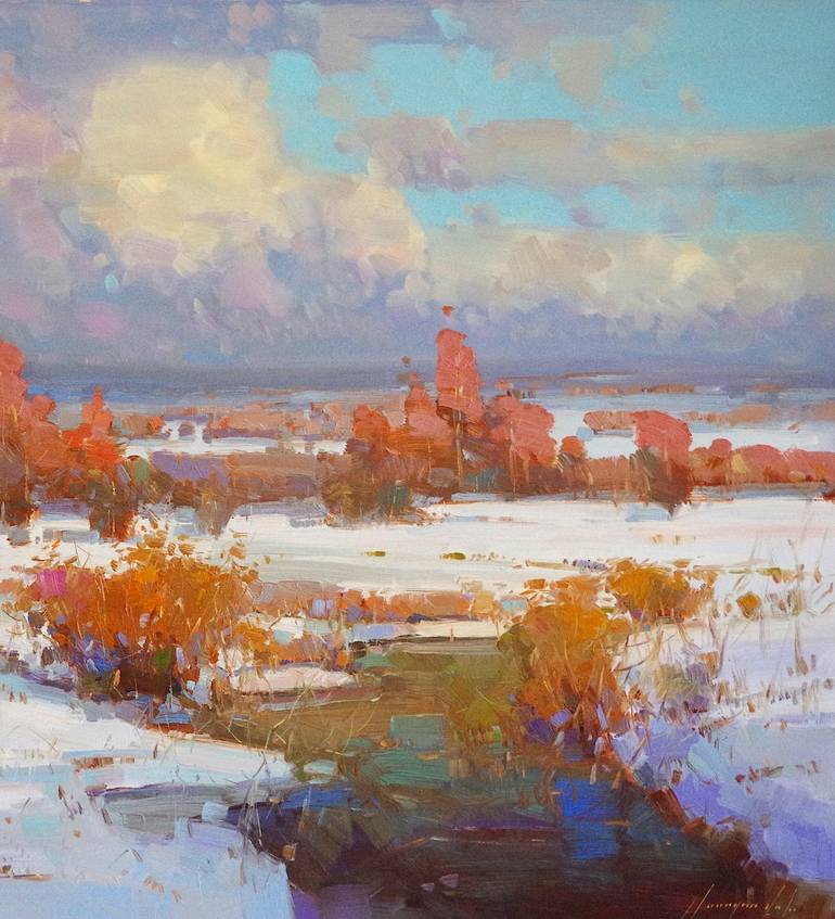 Original Fine Art Landscape Painting by Vahe Yeremyan