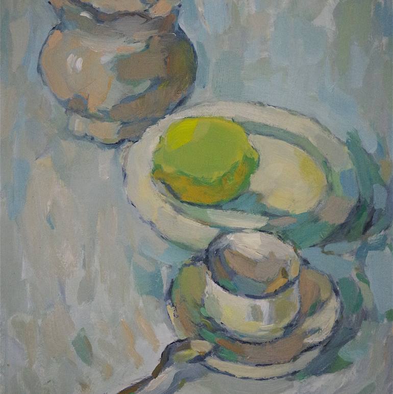 Original Fine Art Still Life Painting by Vahe Yeremyan