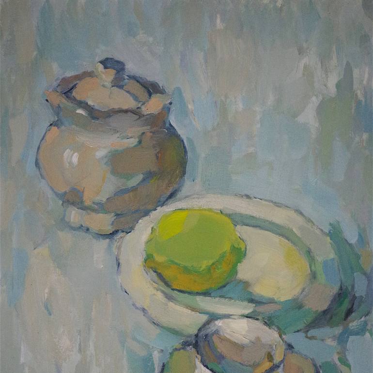 Original Fine Art Still Life Painting by Vahe Yeremyan