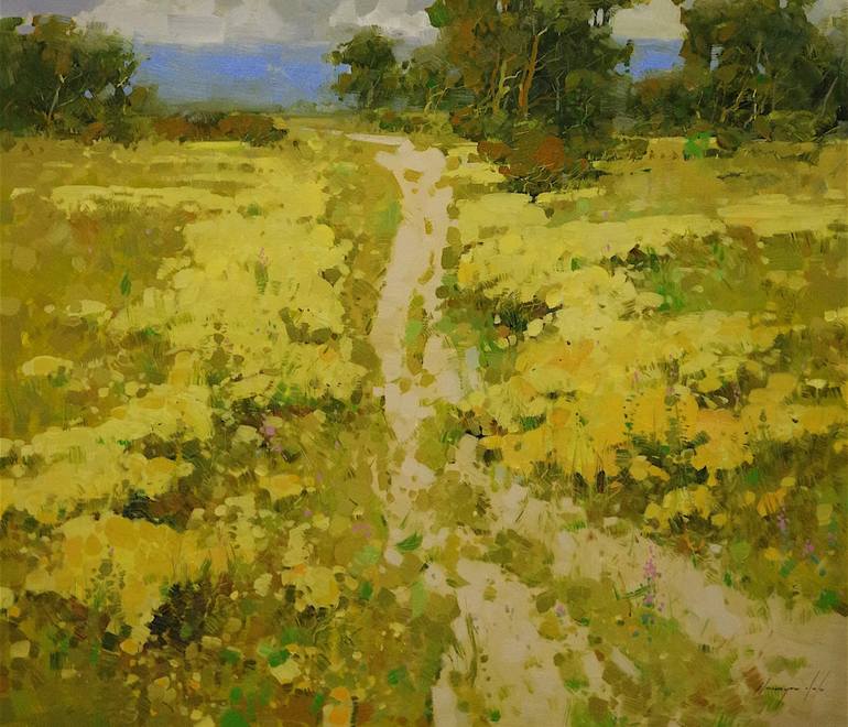 Original Fine Art Landscape Painting by Vahe Yeremyan