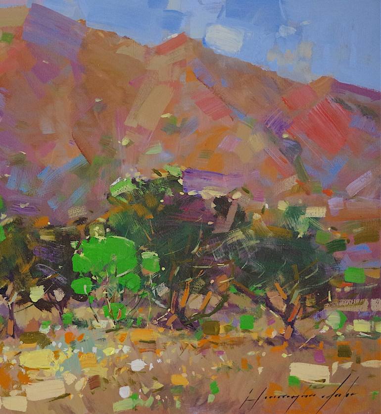 Original Fine Art Landscape Painting by Vahe Yeremyan