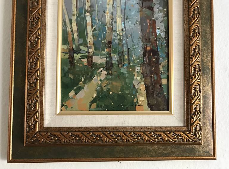 Original Fine Art Tree Painting by Vahe Yeremyan