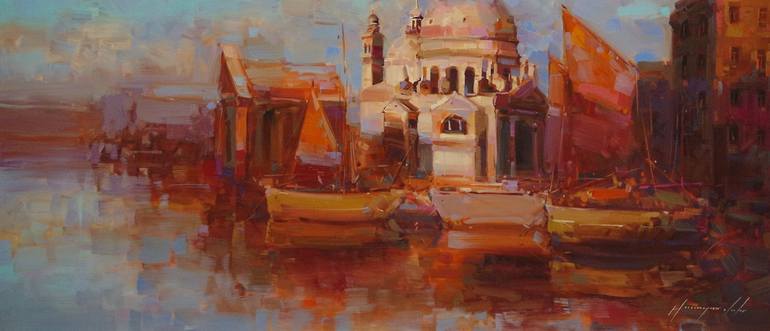 Original Fine Art Architecture Painting by Vahe Yeremyan