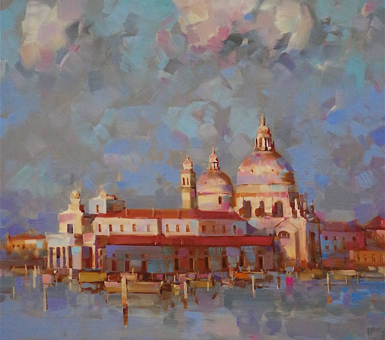 Original Fine Art Architecture Painting by Vahe Yeremyan