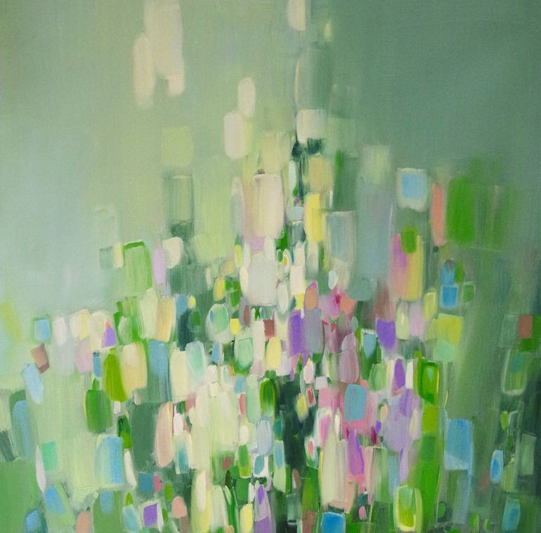 Original Art Deco Abstract Painting by Vahe Yeremyan