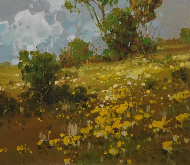 Original Fine Art Landscape Painting by Vahe Yeremyan