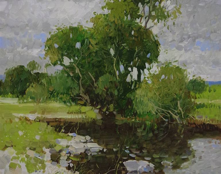 Original Fine Art Landscape Painting by Vahe Yeremyan