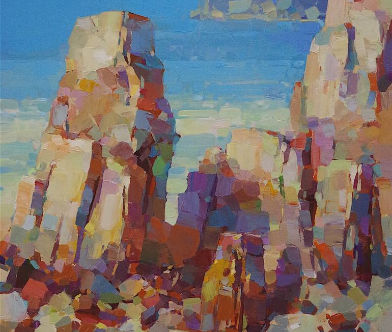 Original Impressionism Seascape Painting by Vahe Yeremyan
