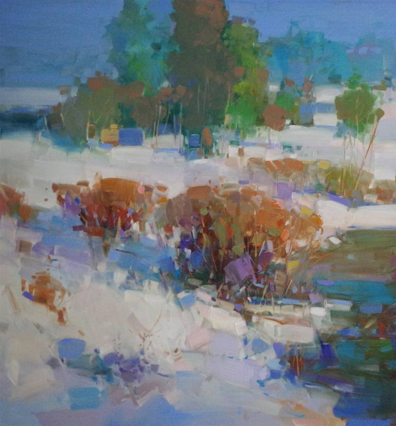 Original Impressionism Landscape Painting by Vahe Yeremyan