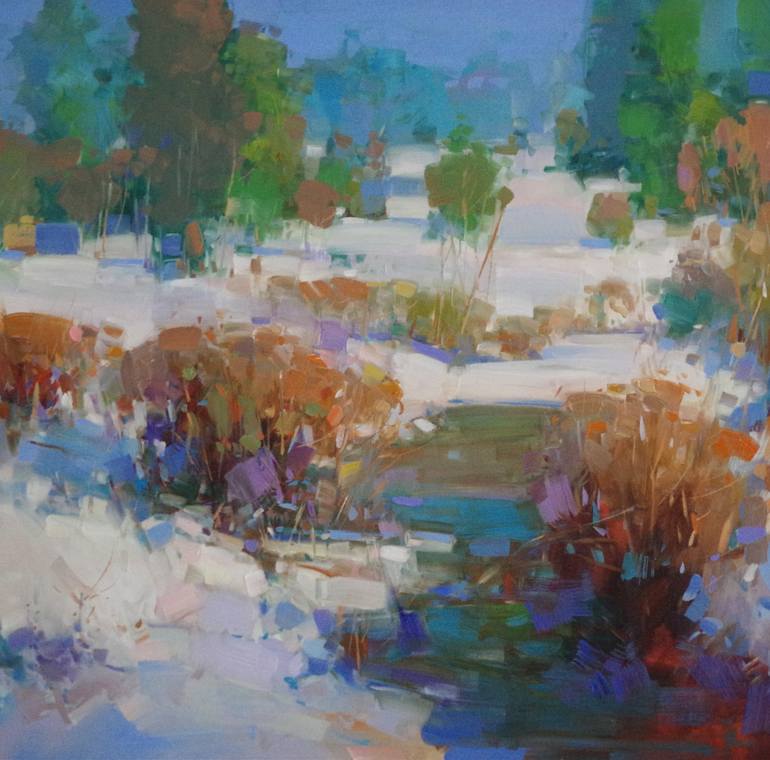 Original Impressionism Landscape Painting by Vahe Yeremyan