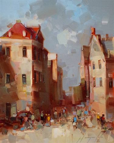 Print of Architecture Paintings by Vahe Yeremyan