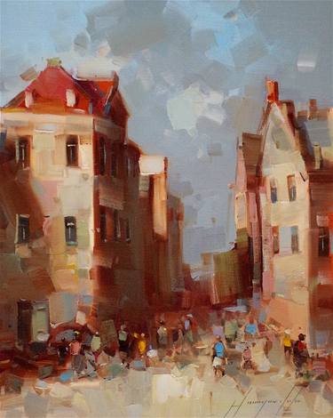 Print of Impressionism Architecture Paintings by Vahe Yeremyan