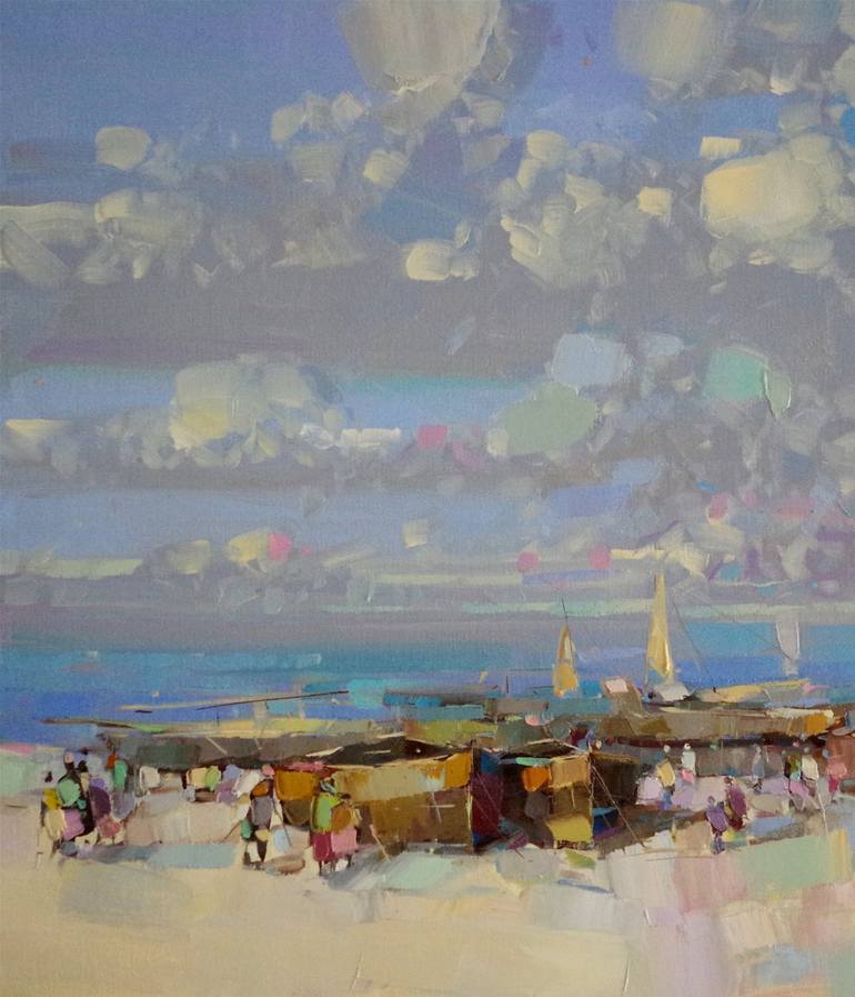Original Realism Seascape Painting by Vahe Yeremyan