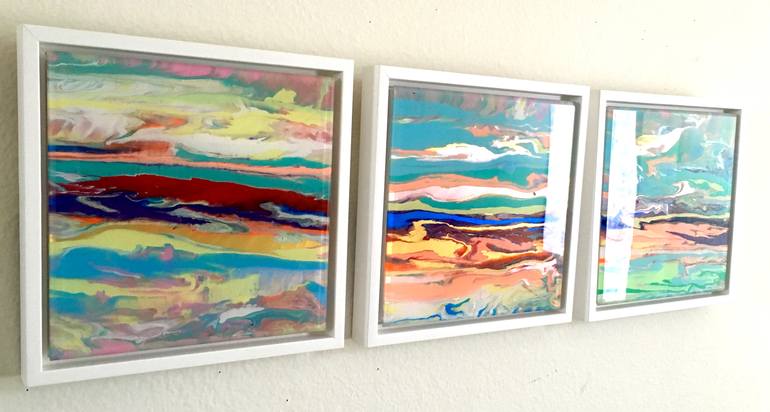 Original Abstract Expressionism Abstract Painting by Vahe Yeremyan