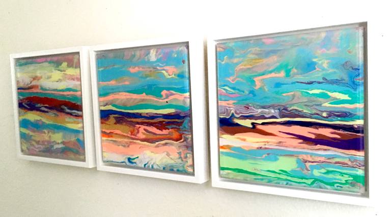 Original Abstract Expressionism Abstract Painting by Vahe Yeremyan