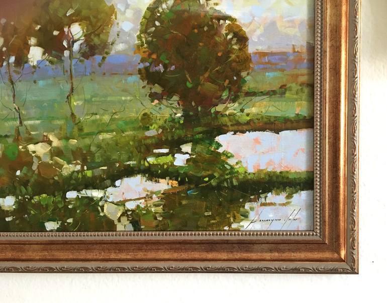 Original Fine Art Landscape Painting by Vahe Yeremyan