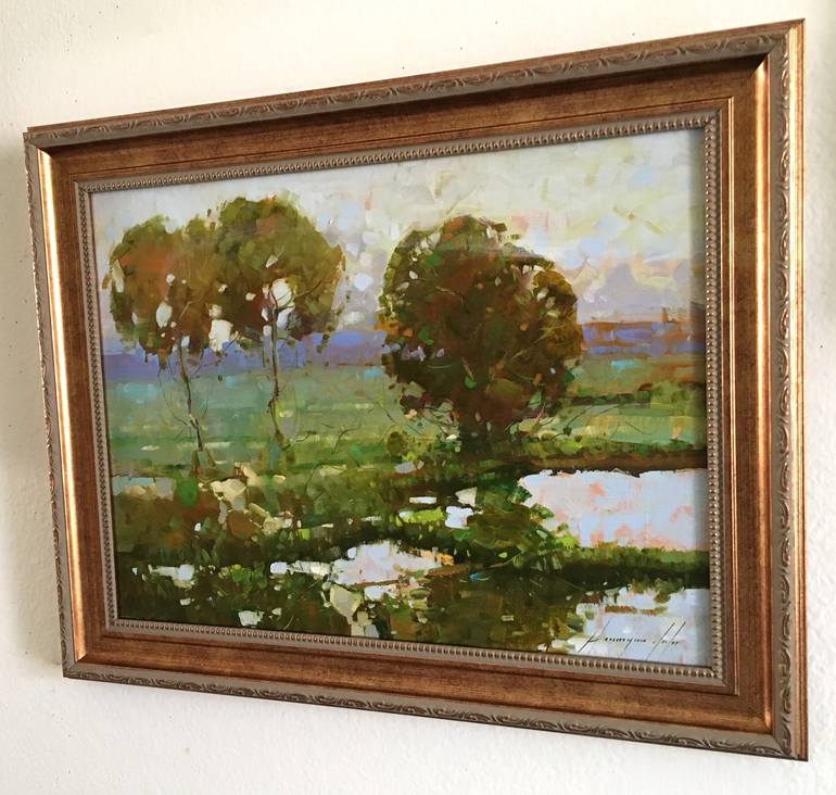 Original Fine Art Landscape Painting by Vahe Yeremyan