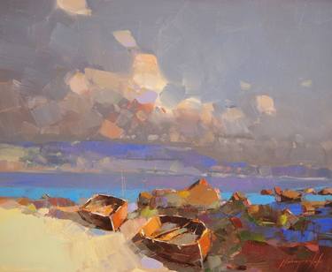 Print of Seascape Paintings by Vahe Yeremyan