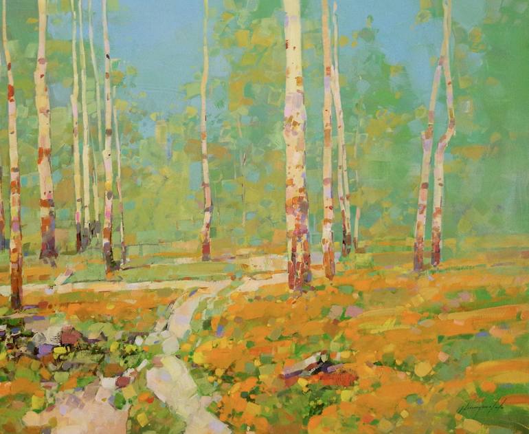 Original Fine Art Landscape Painting by Vahe Yeremyan