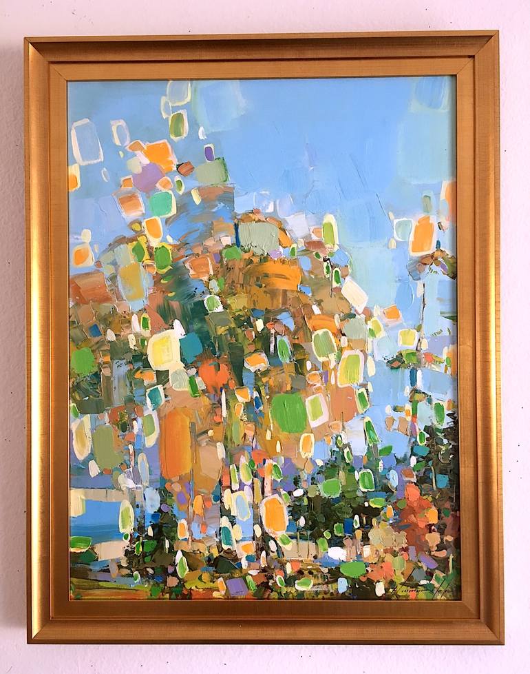 Original Fine Art Abstract Painting by Vahe Yeremyan