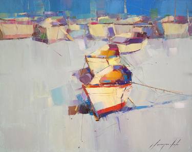 Print of Seascape Paintings by Vahe Yeremyan