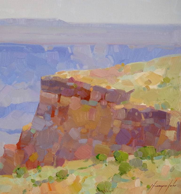 Original Impressionism Landscape Painting by Vahe Yeremyan
